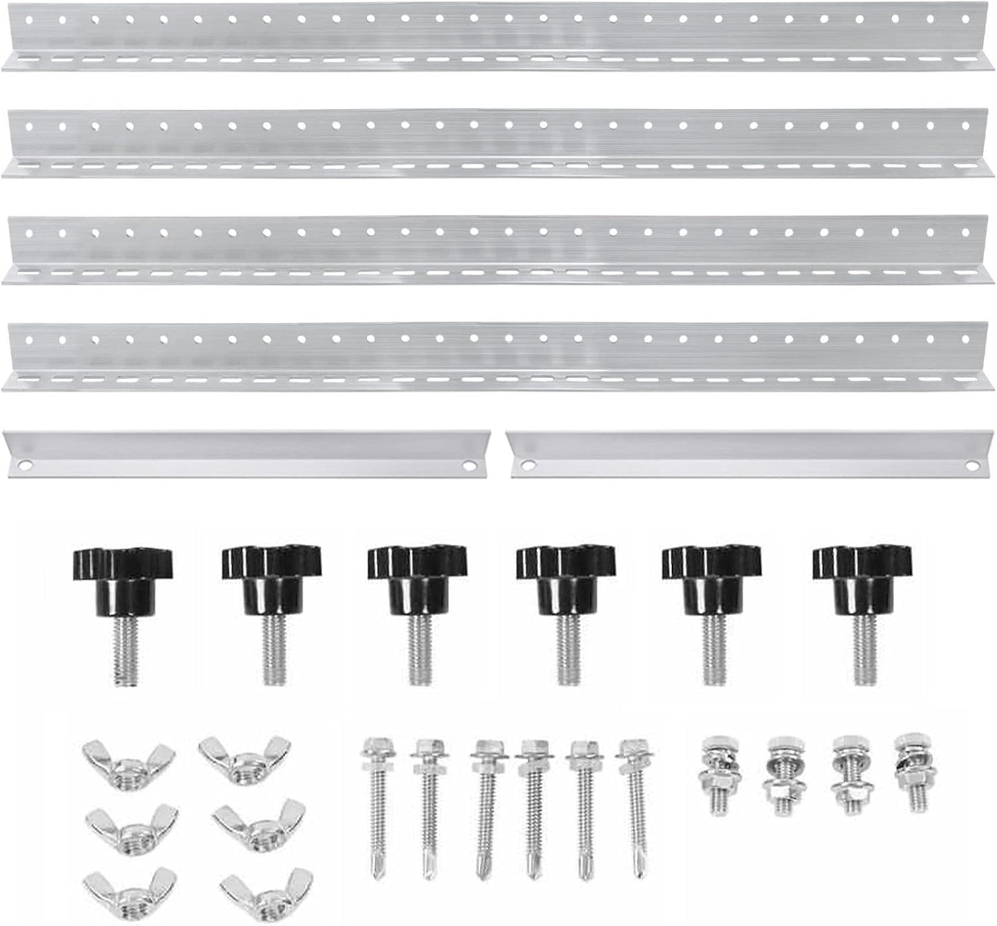 STAFFA DA PAVIMENTO / PARETE IN ALLUMINIO PER PANNELLI SOLARI