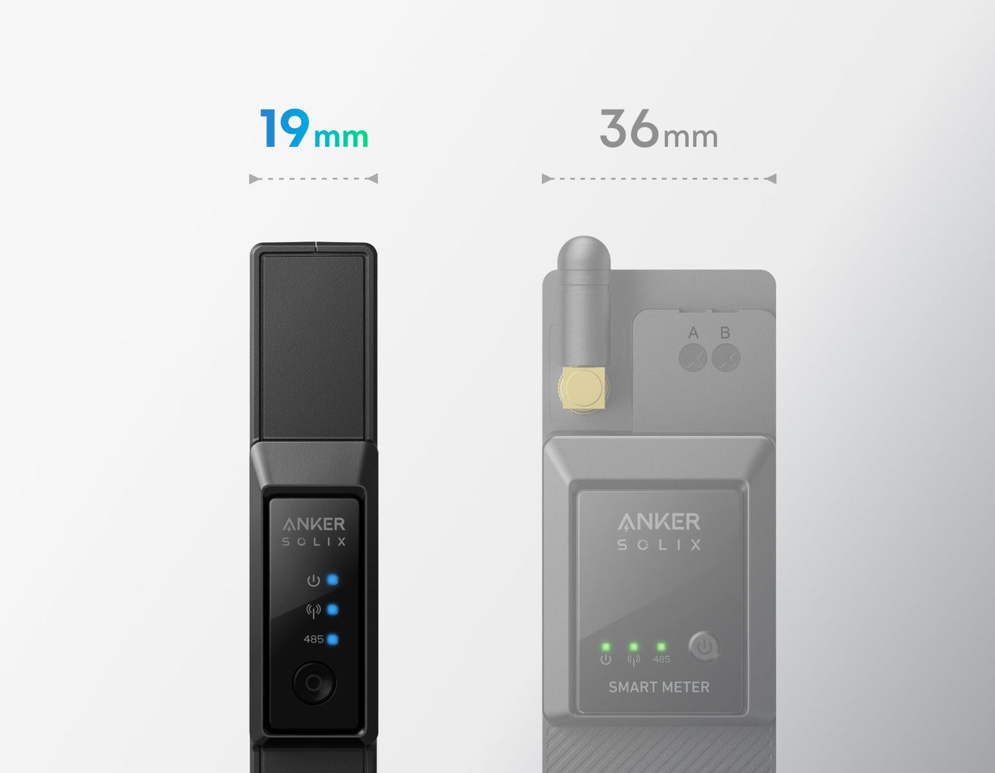 Anker SOLIX Smart Meter Gen 2 (Monofase) 63A - Contatore intelligente