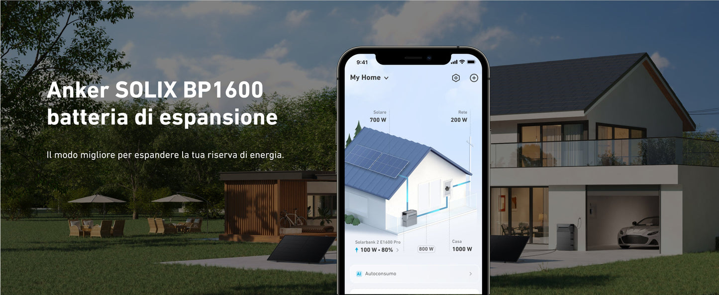 Anker Solix SOLIX BP1600 Batteria di espansione, 1600 Wh