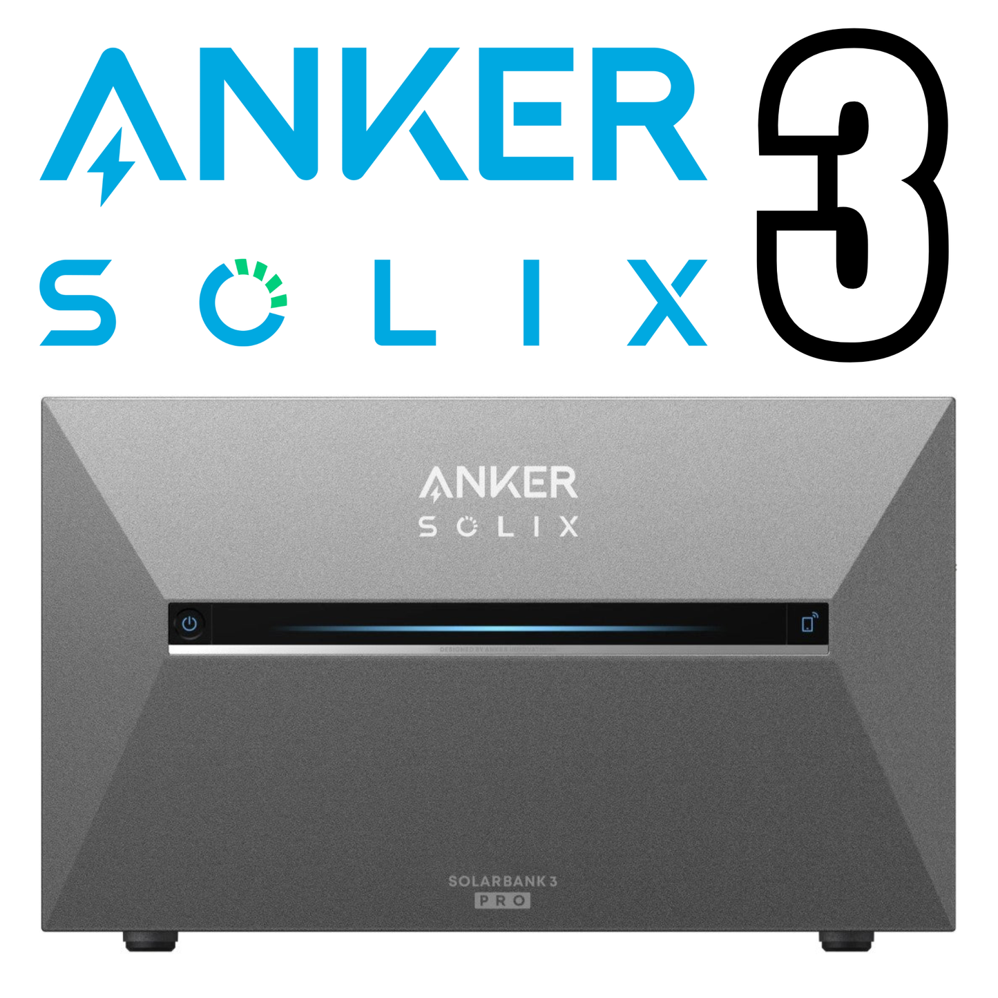 Anker Solix SolarBank 3 E2700 PRO Stazione portatile di ricarica, 2688 Wh